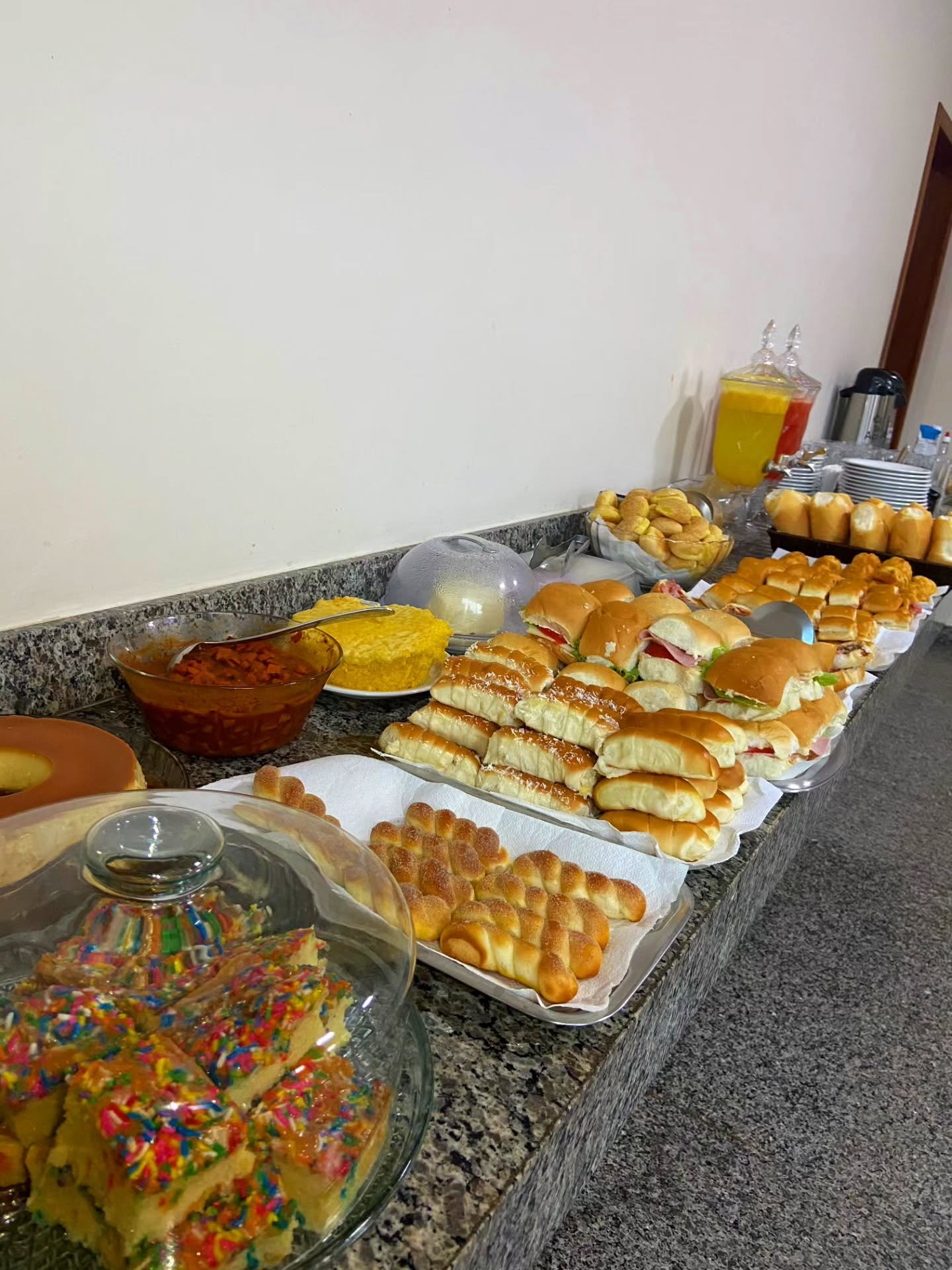 Mesa do café da manhã